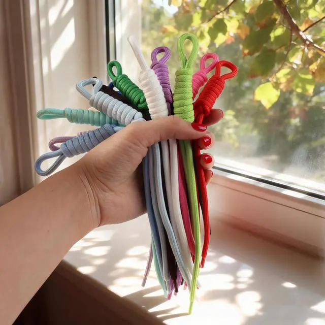 Alt view image 4 of 7 - 20Pcs Colorful Paracord Keychains for Bag Charms, 5mm Diameter, About 9.5"/24cm Long Handmade Paracord Rope Key Chain Braided Cord for Purse Backpack Handbag Decoration Accessories