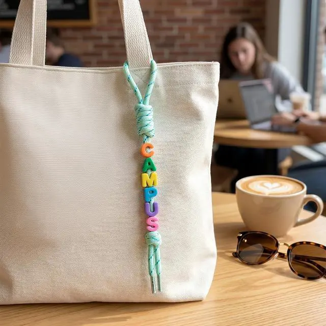 Alt view image 4 of 7 - 18pcs Colorful Paracord Keychain, 18 Colors Keychain Bag Charm | 10.63", Colorful and Practical, Knot Paracord Ropes, Braided Rope Key Chain Cord Accessories for Backpack, Purse, DIY Crafts