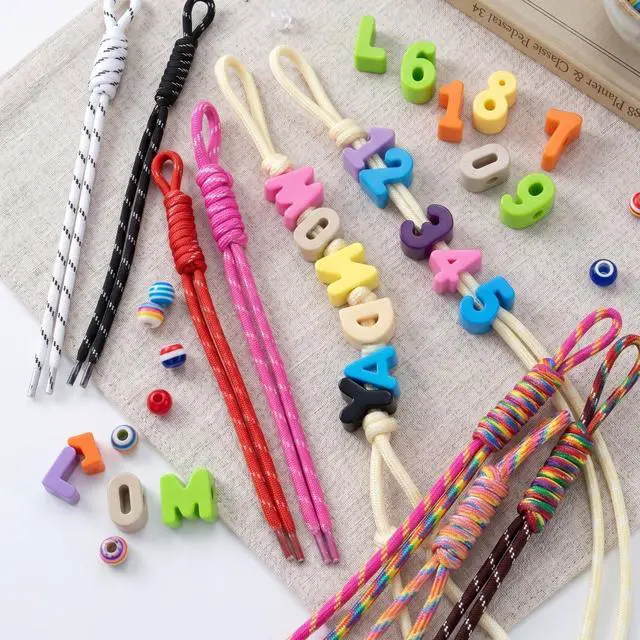 Alt view image 7 of 7 - 18pcs Colorful Paracord Keychain, 18 Colors Keychain Bag Charm | 10.63", Colorful and Practical, Knot Paracord Ropes, Braided Rope Key Chain Cord Accessories for Backpack, Purse, DIY Crafts