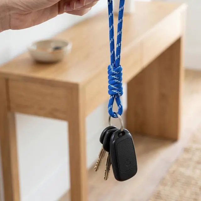 Alt view image 6 of 7 - 18pcs Colorful Paracord Keychain, 18 Colors Keychain Bag Charm | 10.63", Colorful and Practical, Knot Paracord Ropes, Braided Rope Key Chain Cord Accessories for Backpack, Purse, DIY Crafts