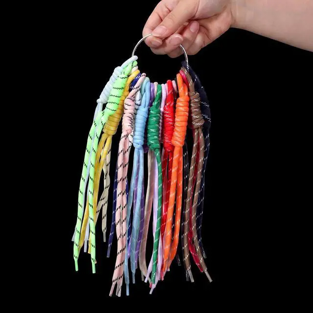 Alt view image 7 of 7 - 20 Pack Rope Keychain, Paracord Bag Charm, Colorful Braided Nylon Rope Cord Charms for Backpack Purse Handbag Decoration Accessories