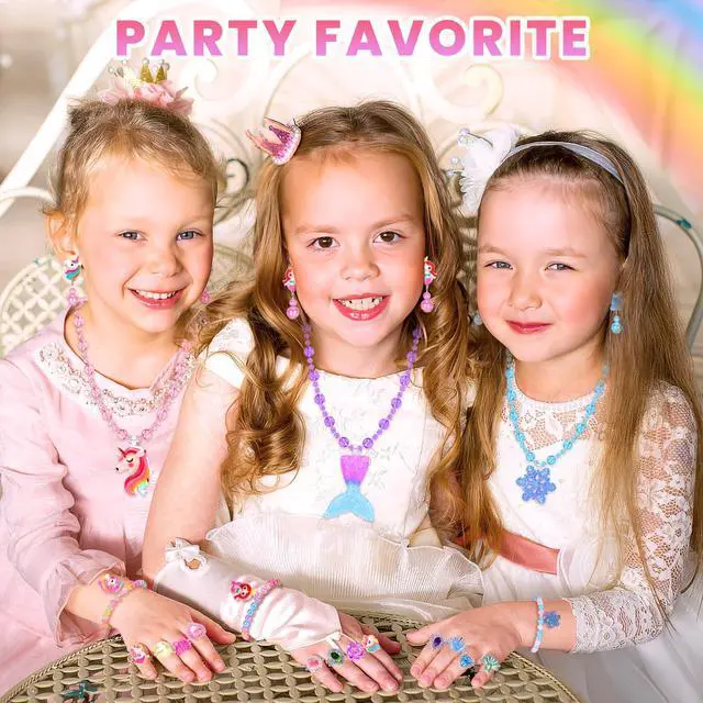 Alt view image 6 of 6 - 24 PCS Little Girl Jewelry Rings Toys in Box, Adjustable Rings for Kids | Cute Costume Jewelry Princess Party Favors Birthday Easter Christmas Valentines Gifts for 3 4 5 6 7 8 9 Year Old Girls
