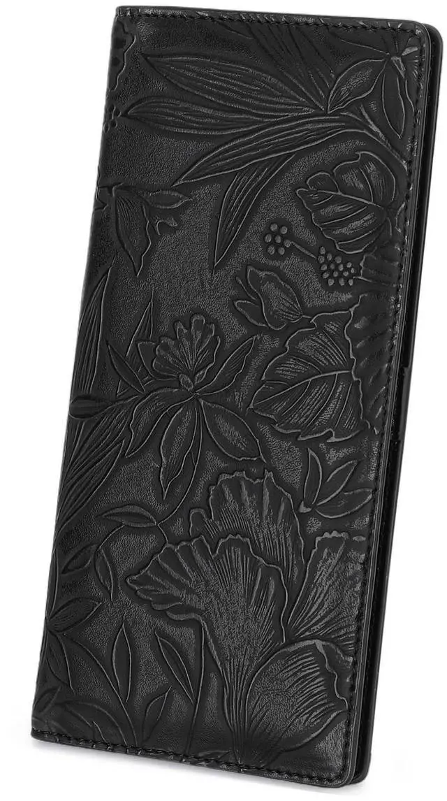 Main image of Ultra Slim Thin Wallet for Women Bifold Leather RFID Blocking Designer Credit Card Holder