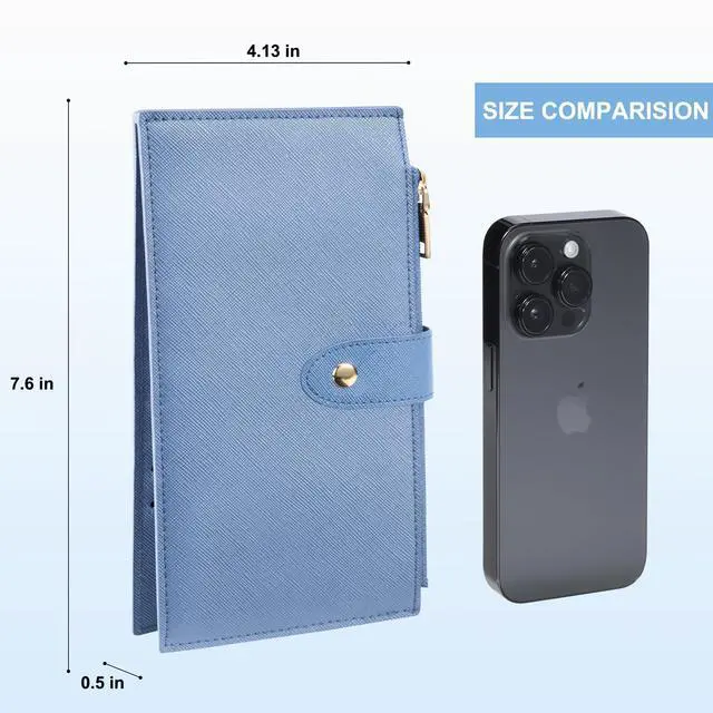 Alt view image 3 of 7 - RFID Wallet Women Large Size Bifold Multi Card Wallet Case with Zipper Pocke Credit Card Holder for Women