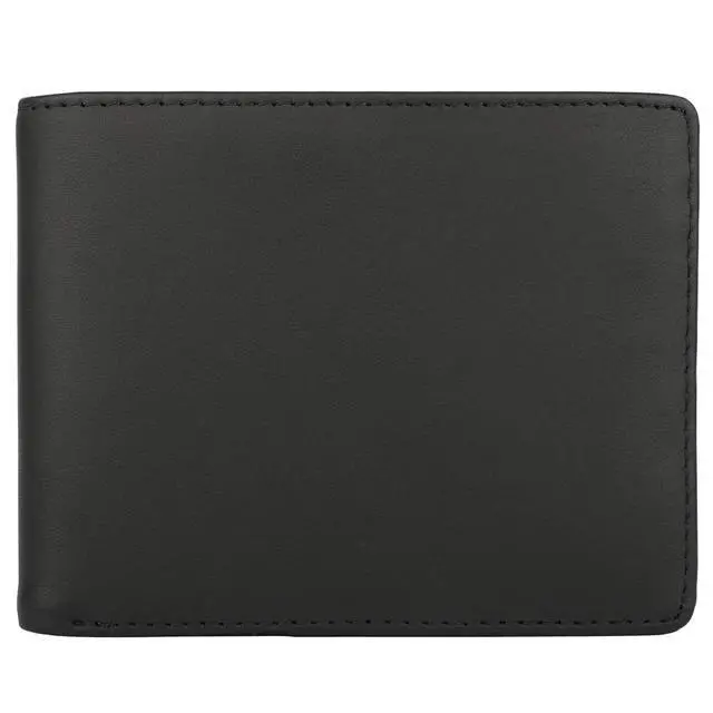 Alt view image 7 of 7 - Wallet for Men-Genuine Leather RFID Blocking Bifold Stylish Wallet With 2 ID Window (Vintage Black)