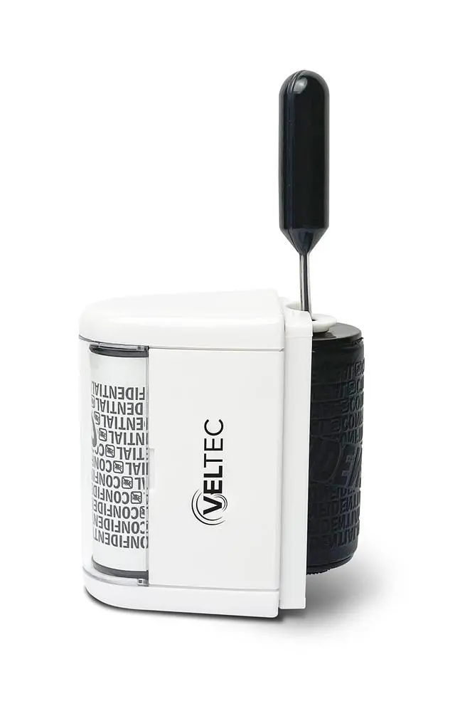 Alt view image 2 of 7 - Identity Theft Protection Roller Stamp - Confidential Roller Stamp - Data Theft Protection Stamp - Anti Theft, Security and Privacy Guard Stamp - 3 Ink Refills (White)