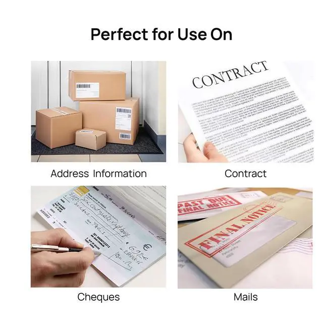 Alt view image 5 of 7 - Identity Protector Roller Privacy Stamp Confidential Stamp with 3 Refills | Conceals Names, Addresses, Account Numbers On Mail, Bills & Bank Statements. Eco-Friendly Shredder Alternative. Portable.
