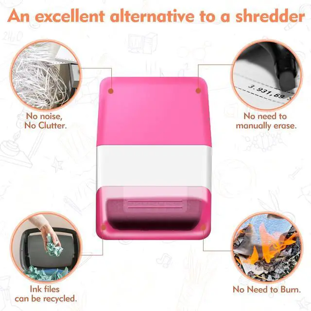 Alt view image 5 of 7 - 3PCS Confidential Stamp - Identity Theft Protection Roller Stamp Guard Your Id Address Blocker Privacy Ink Roller for Mail Address Blackout