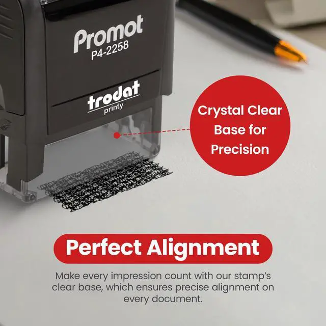 Alt view image 3 of 7 - Identity Theft - Self Inking Rubber Stamp - Ink Stamps | Helps Protect Sensitive Information, Supports Secure Document Handling, Clear Security Marking, Crisp Consistent Impressions