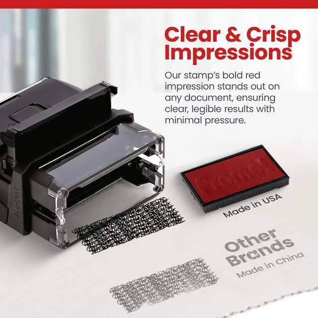Alt view image 4 of 7 - Identity Theft - Self Inking Rubber Stamp - Ink Stamps | Helps Protect Sensitive Information, Supports Secure Document Handling, Clear Security Marking, Crisp Consistent Impressions