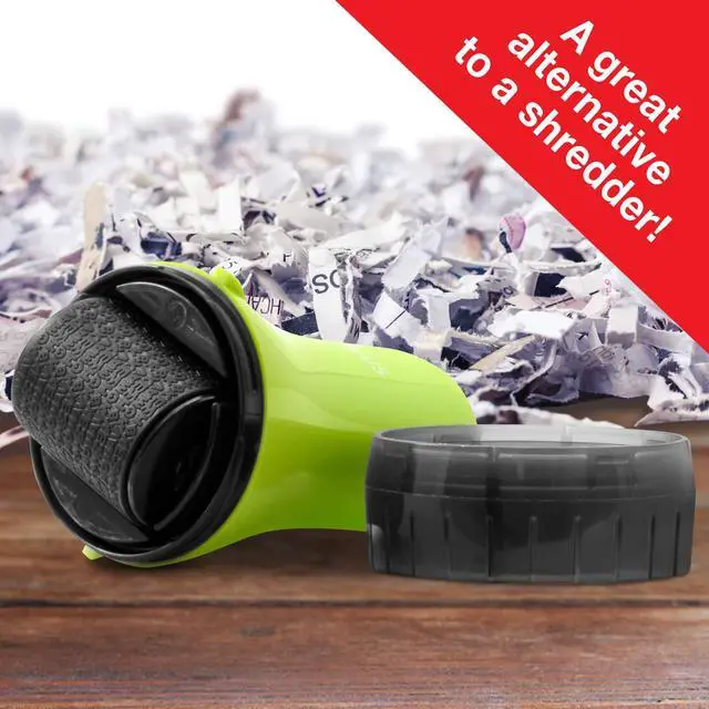 Alt view image 6 of 7 - Guard Your ID Wide Identity Theft Protection Roller Stamp for Mail, Green