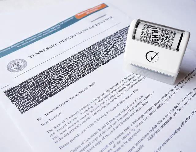Alt view image 7 of 7 - Identity Theft Protection Roller Stamp for Hiding Sensitive Information, Wide Confidential Stamp with 6 Ink Refill, Security Stamp Roller for Identity Theft Prevention, Classy Blue