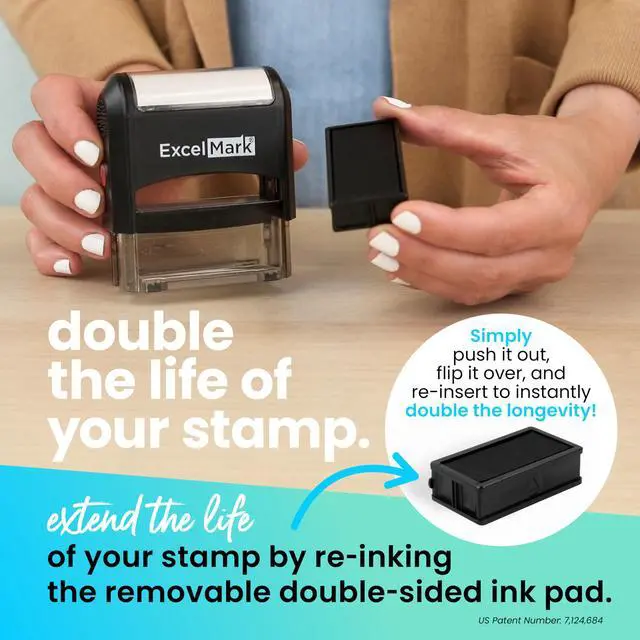 Alt view image 5 of 5 - Identity Theft Protection Stamp - Standard Size (7/8" X 2-5/16")