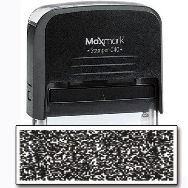 Main image of Identity Theft Protection Stamp - Large Side with an Additional Replacement Pad