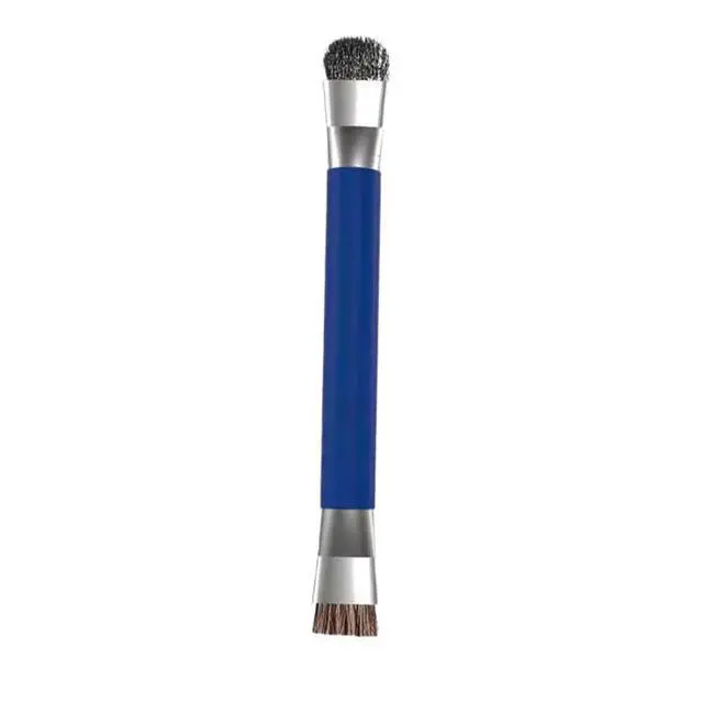 Alt view image 3 of 5 - 2 Pack Kitchen Stove Cleaning Brush Small Deep Gas Stove Cleaning Scrub Double Sided Stainless Steel Wire Brushes for Stove Grate Grill Gas Ring Reducer Propane Butane Stove Burner Rust Removal