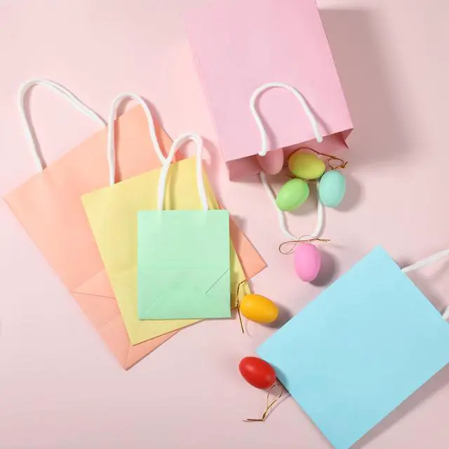 Alt view image 4 of 7 - Paper Gift Bags with Handles, Assorted Sizes, 8 Pack | Paper Bags with Handles, Ideal for Gifts, Weddings, Baby Showers, Birthdays, Shopping, Retail Merchandise, Party Favor