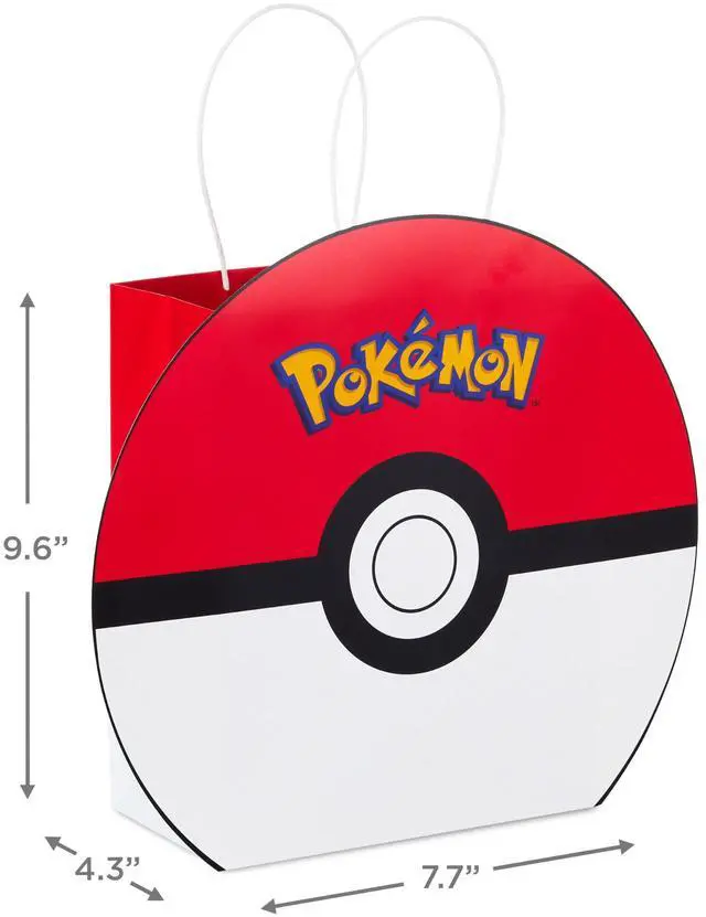 Alt view image 4 of 7 - Pokémon Gift Bags, 2-Pack (9" Medium PokéBall and 15" XL Pikachu)