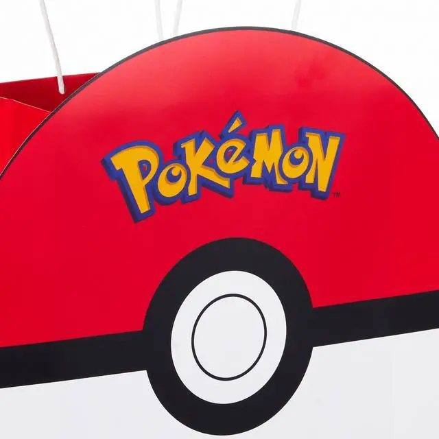 Alt view image 7 of 7 - Pokémon Gift Bags, 2-Pack (9" Medium PokéBall and 15" XL Pikachu)