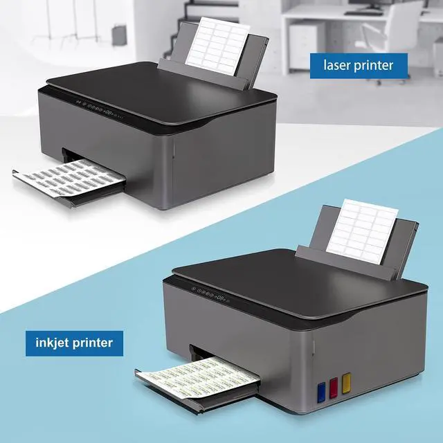 Alt view image 3 of 7 - Address Labels 1" x 2-5/8" 900 Labels Sticker Paper for Laser/Ink Jet Printer Mailing Labels 8.5"×11" White 30 per Sheet