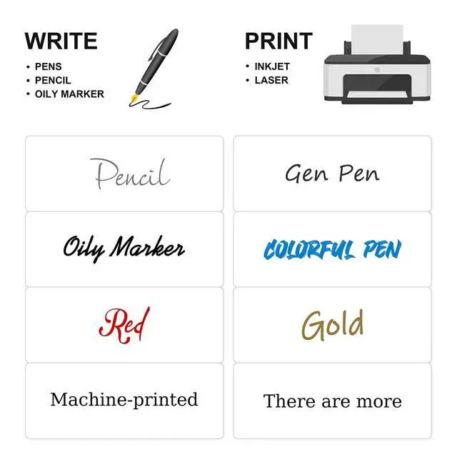 Alt view image 5 of 7 - Address Labels 1" x 2-5/8" 900 Labels Sticker Paper for Laser/Ink Jet Printer Mailing Labels 8.5"×11" White 30 per Sheet