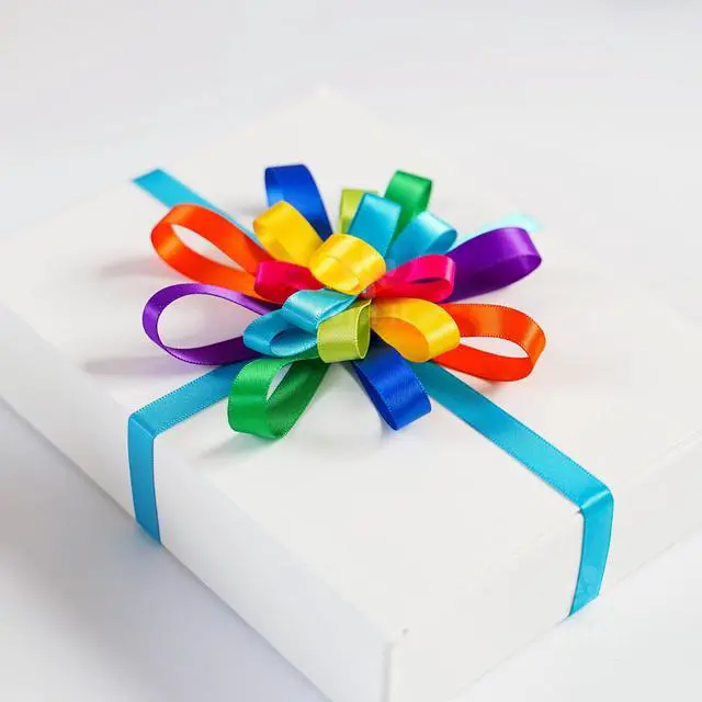 Alt view image 6 of 7 - 3/8 Inch Satin Ribbon Set 10 Rolls Rainbow Double Face Ribbon for Gift Wrapping, 5 Yards Each (Total 50 Yards), Decorative Ribbon for Presents & Party Favors