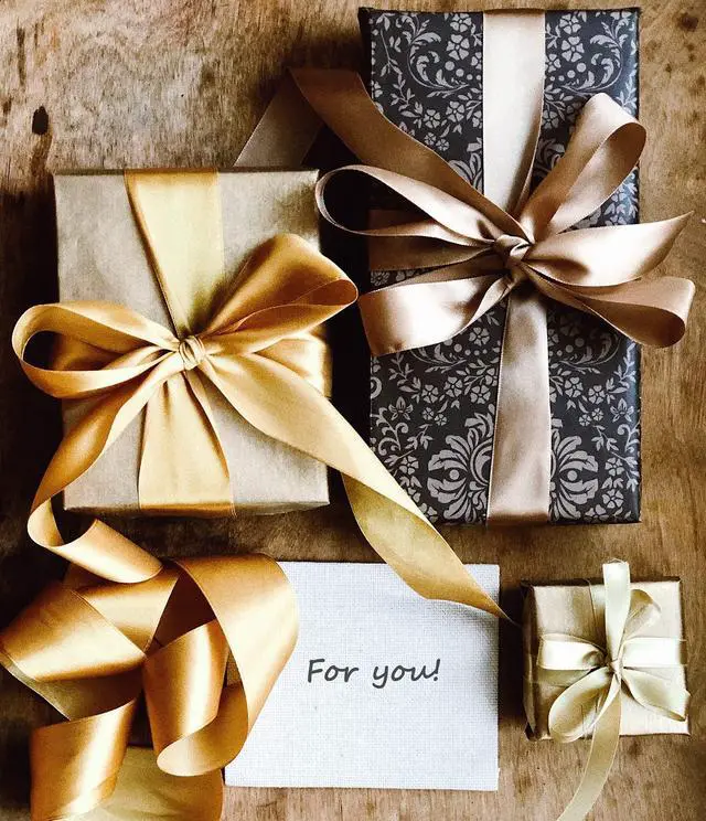 Alt view image 5 of 7 - 1 Inch Champaign Gold Solid Satin Ribbon for Gift Wrapping, 50 Yards | Soft, Satiny, Colorfast, Polyester Fabric, Ease of Use, Bouquets, Decor, Crafting DIY, Leis, Christmas, Wedding