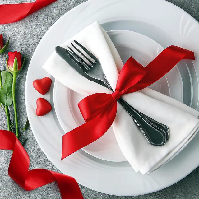 Alt view image 7 of 7 - 1 1/2 in 30 Yards Polyester Red Ribbon for Gift Wrapping Festival Decor | Texture Red Satin Ribbon, Smooth and Glossy, Strengthen Edge Stitching, Perfect for Christmas Day, Valentine's Day Crafts