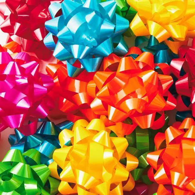 Alt view image 6 of 6 - Gift Bow Assortment, 36-Pack (Red, Pink, Orange, Green, Yellow)