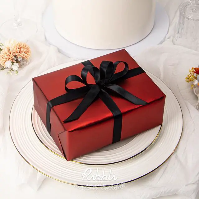 Alt view image 2 of 4 - Black Satin Ribbon Double Faced Satin 1/2 inch x Continuous 50 Yards-Black Ribbon for Gift Wrapping Crafts Wedding Decoration Bows Bouquet Floral Arrangement