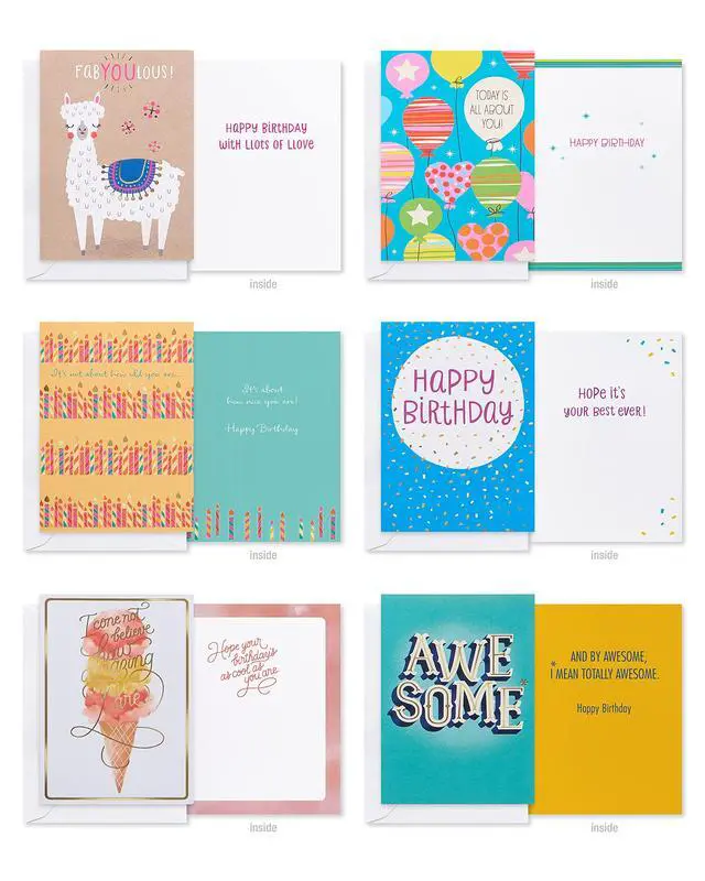 Alt view image 4 of 7 - 41-Count All-Occasion Greeting Card Pack, Assorted Colorful Designs