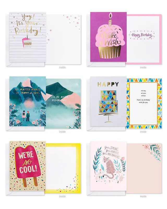 Alt view image 5 of 7 - 41-Count All-Occasion Greeting Card Pack, Assorted Colorful Designs