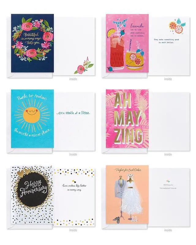Alt view image 7 of 7 - 41-Count All-Occasion Greeting Card Pack, Assorted Colorful Designs
