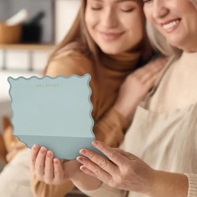 Alt view image 2 of 7 - Beautiful Thank You Cards Set of 30 With Envelopes and Stickers | Elegant Blank Cards for Personalized Notes - Bulk Stationary Set for All Occasions Incl. Weddings, Business & Baby Showers