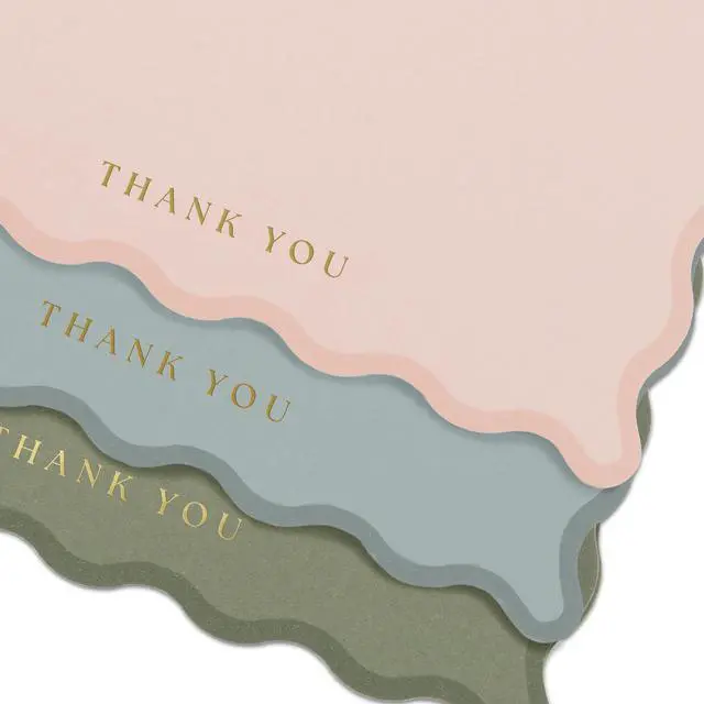 Alt view image 4 of 7 - Beautiful Thank You Cards Set of 30 With Envelopes and Stickers | Elegant Blank Cards for Personalized Notes - Bulk Stationary Set for All Occasions Incl. Weddings, Business & Baby Showers