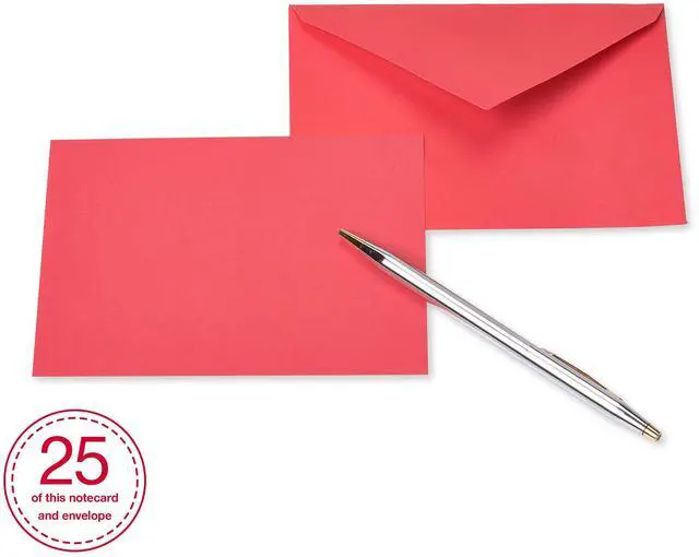 Alt view image 3 of 7 - Single Panel Blank Cards with Envelopes, Rainbow Colors (200-Count)