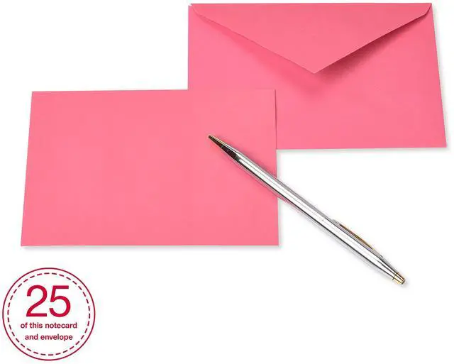 Alt view image 4 of 7 - Single Panel Blank Cards with Envelopes, Rainbow Colors (200-Count)
