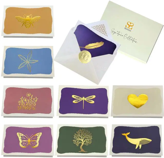 Main image of All Occasion Greeting Cards with Envelopes, Assorted Boxed Set | boxed set, assorted designs, blank inside, envelopes included, premium cardstock, bulk gift