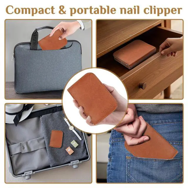 Alt view image 6 of 7 - Manicure Set Professional Nail Clipper Kit-26 Pieces,Brown | Stainless Steel Manicure Kit,Nail Care Tools with Travel Case for Men & Women,Hand & Foot Care,Gift for Family & Friends