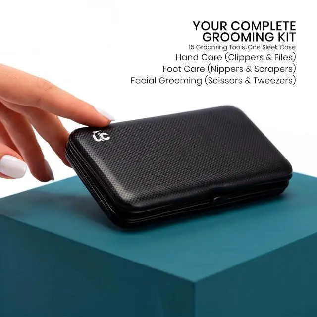Alt view image 7 of 7 - Manicure Set Professional Nail Clippers Kit | 16 Pcs Manicure & Pedicure Nail Kit for Men Women with Fingernail & Toenail Clippers and Premium Travel Case