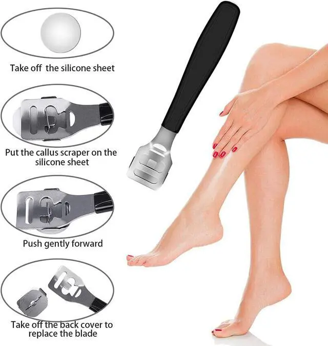 Alt view image 5 of 7 - 36 in 1 Pedicure Kit, Stainless Steel Foot Care Kit with Foot File | Professional pedicure kit with foot file, foot rasp, callus remover, nail clipper and cuticle pusher for home spa care.