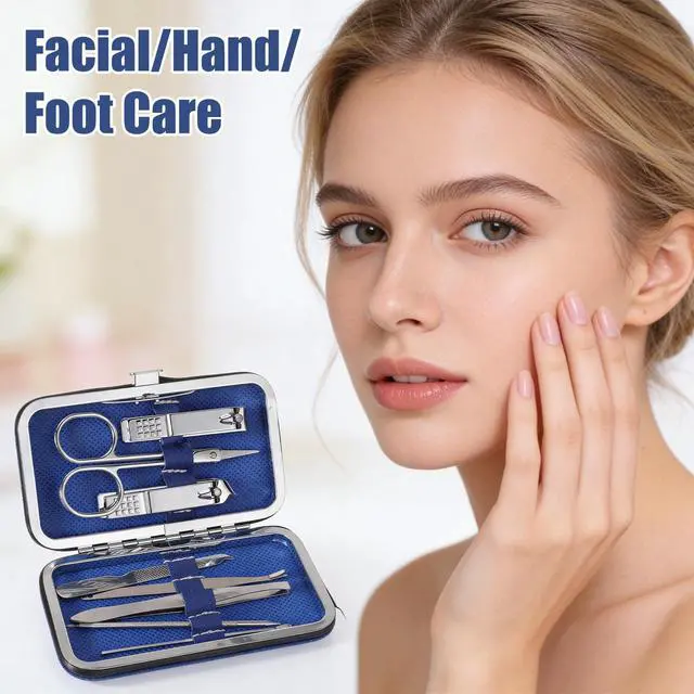 Alt view image 4 of 7 - 12 PCS Manicure Set Bulk Nail Clippers Kit Stainless Steel Fingernail Clippers Set Nail Clippers and Beauty Tools Portable Set Professional with Professional Pedicure Tools for Women Men Grooming Kits