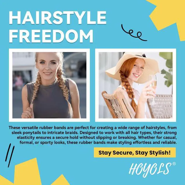 Alt view image 5 of 7 - Clear Hair Ties, 1500 Pcs Small Elastic Rubber Bands | Soft Mini TPU Rubber Bands with No-Snag Stretch Hold for Braids, Ponytails and Daily Styling for Women and Teens