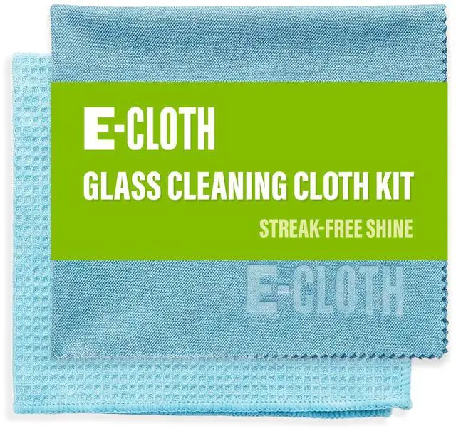 Main image of Window and Glass Cleaner Kit, Just Add Water - 1 Kit | Chemical-Free Cleaning - Reusable & Machine Washable Towel, Versatile Use for Mirrors, Cars, & Lenses, Alaskan Blue