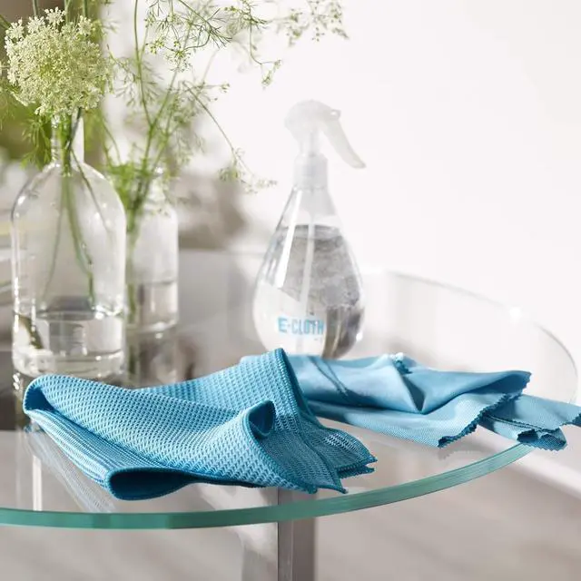 Alt view image 2 of 7 - Window and Glass Cleaner Kit, Just Add Water - 1 Kit | Chemical-Free Cleaning - Reusable & Machine Washable Towel, Versatile Use for Mirrors, Cars, & Lenses, Alaskan Blue