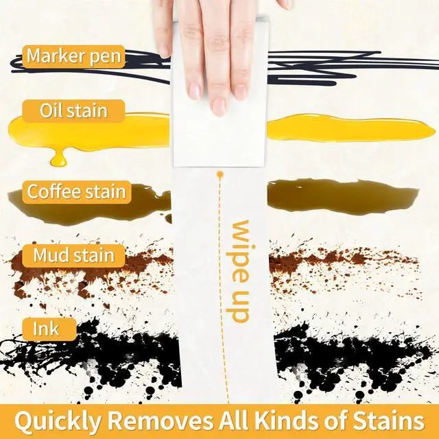 Alt view image 4 of 7 - 50 Pack Melamine Sponges Magic Cleaning Sponges in Bulk Melamine Foam for Dishes Eraser Sponges for Cleaning