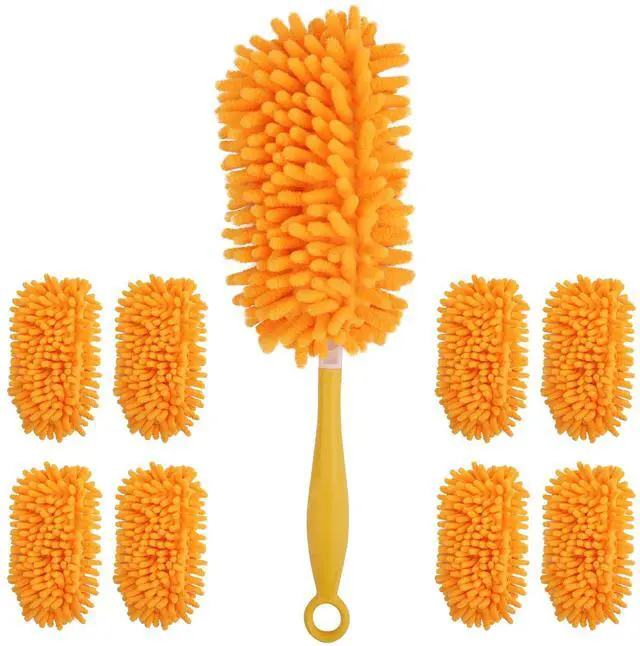 Main image of Dusters for Swiffer - Reusable Duster Refill Compatible with Swiffer Hand Duster(8 Pack+1Handle), 360 Heavy Duty Dusters Refills