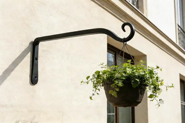 Alt view image 6 of 7 - 10" Heavy Duty Outdoor Plant Hanger Wall Bracket, 2 Pack | 48lb Capacity,Rust-Resistant Finish,Easy Installation,Fit Hanging Baskets,Ideal for Bird Feeders & Lanterns