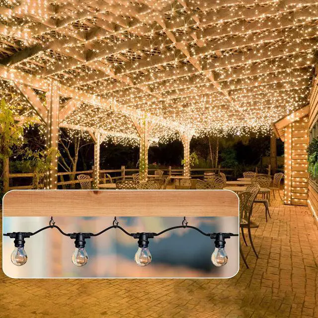 Alt view image 3 of 7 - 36 PCS Q-Hanger Hooks with Safety Buckle, Windproof Screw Hooks | for Outdoor String Lights Hanging Christmas Patio Lights, Plants, Cup Eye Hooks Mount on Wall Ceiling Wood Fence Deck, Black