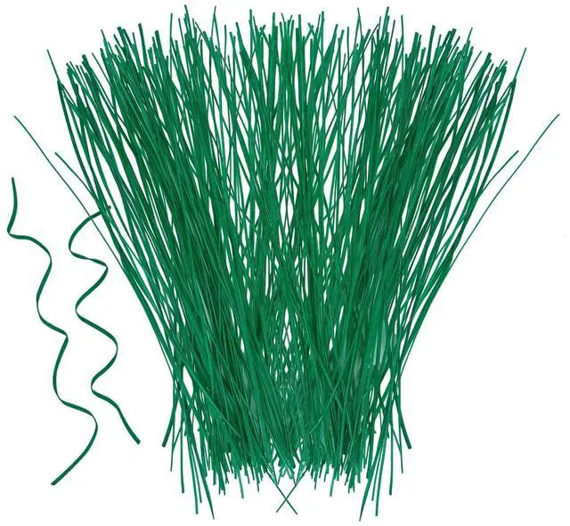 Main image of Plant Twist Ties - 8'' Plant Ties for Climbing Plants, Pack of 100, Green | Garden Ties Reusable Twist Ties Garden Twine for Plants Vines Cords Bags