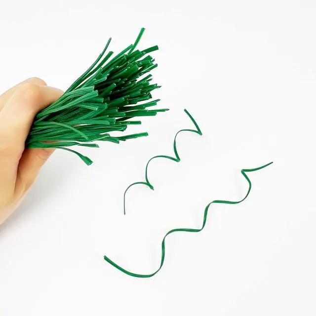 Alt view image 6 of 7 - Plant Twist Ties - 8'' Plant Ties for Climbing Plants, Pack of 100, Green | Garden Ties Reusable Twist Ties Garden Twine for Plants Vines Cords Bags